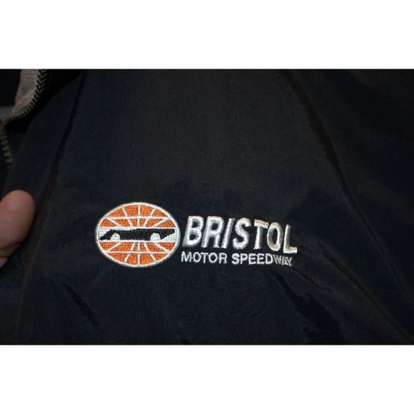 VTG Gear For Sports black Bristol Motor Speedway Jacket size Large - Picture 2 of 5